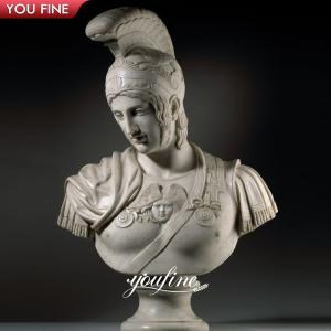 Buy cheap Classic European Style Marble Roman Soldier Bust Sculpture for Sale from wholesalers