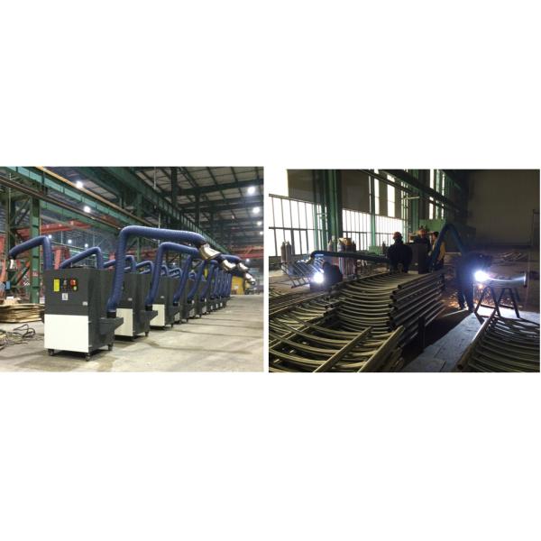 Industrial Laser Fume Extraction Systems IP54 Integrated Structure With Cartridge Filter