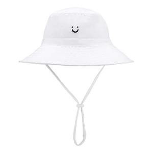 Cheap UPF 30+ Baby Girls Neck Shade Flap Bucket Cap Sun Protection Beach Hat wholesale