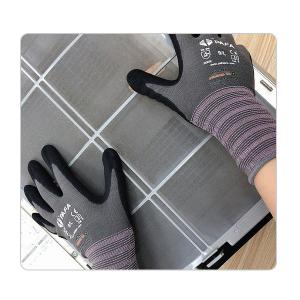 Cheap Cleaning Grey Nylon Liner Ladies Nitrile Work Gloves wholesale