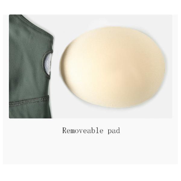 OEM Naked Feeling Medium Support Cross Back Womens Sports Bra Logo Printing