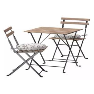 China Garden Wooden Tables And Chairs For Outdoor Furniture on sale