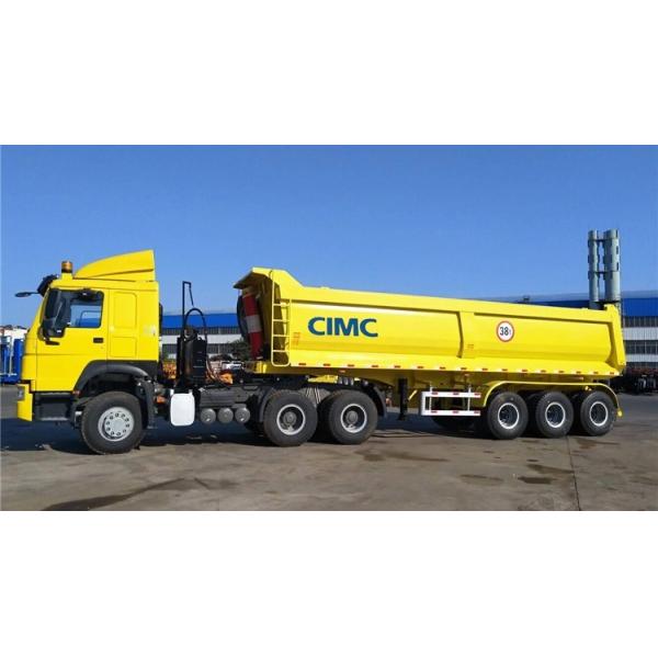CIMC 3 Axle 60/80 Ton Semi Tipper Trailer for Sale Near Me with Lower Price Manufacturer
