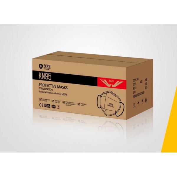 Foldable Medical Grade Face Mask , FFP2 Face Mask Anti Pollution Particulate Respirator