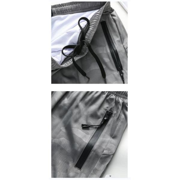 Seasonal Thin Outdoor Sports Shorts Men′s Quick Drying Basketball Pants Fitness Casual Shorts Fake 2 Pieces