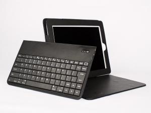 Super Slim ABS and  PU Ipad 2 Bluetooth Keyboard Case (keyboard detachable)--ID2-5