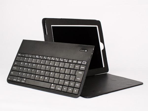 Quality Super Slim ABS and  PU Ipad 2 Bluetooth Keyboard Case (keyboard detachable)--ID2-5 for sale
