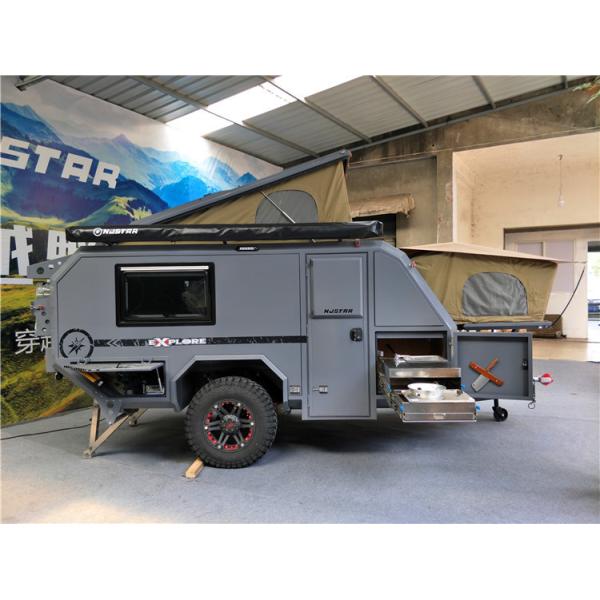 5900mm Aluminum Off Road Camper Trailer R16 1500kg Light Weight