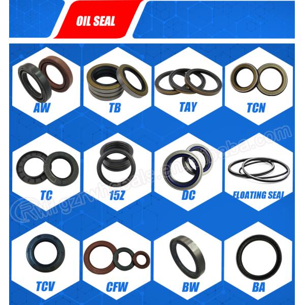 Black NBR Hydraulic Oil Seal High Pressure 40Mpa Tcn Oil Seal