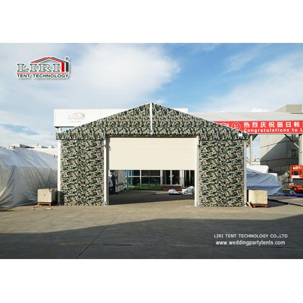 Sliding Door Aluminum Frame Helicopter Hangar , Temporary Private Jet Hangar