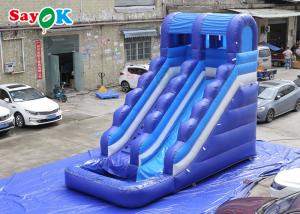 Cheap Amazing Fun Tarpaulin Inflatable Water Slide With Pool Bounce Slide Inflatable Water Slides For Kids wholesale