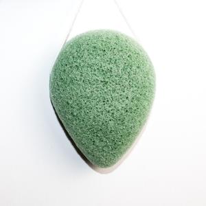 OEM ODM Green Tea Konjac Sponge Natural Face Cleansing Sponge