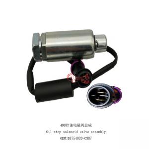 China Oil Stop Solenoid Valve Assmbly For DACHAI 498 B3754020-C387 on sale