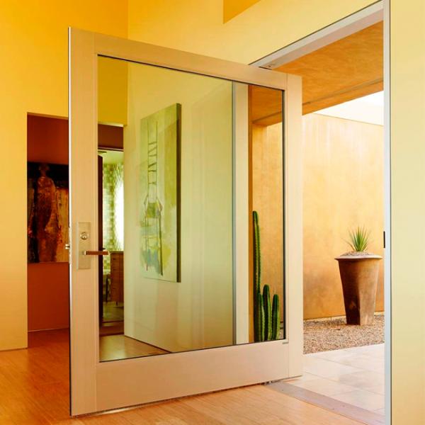 Interior Aluminium Pivot Entrance Doors