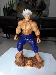 China cartoon statue shin akuma statue as props and collection items by fiferglass material real street fighter real copy on sale
