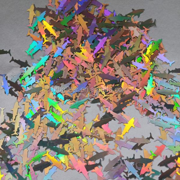 Colourful Shark Glitter Art Custom Handmade Pieces Discover Our Selection in Unique Custom Art Objects Packaged in Bags