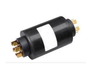 Stable Signal Non Mercury Slip Ring Insert Type 8 Flat Pin For Packing Robot