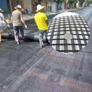 Cheap Industrial Design Style 100KN Glass Fiber Geogrid Reinforce Driveways Highways and Roads wholesale