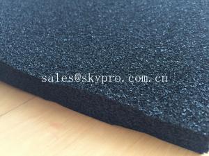 Cheap EPDM foam rubber sheet black color , open cell rubber sheet for insulation wholesale