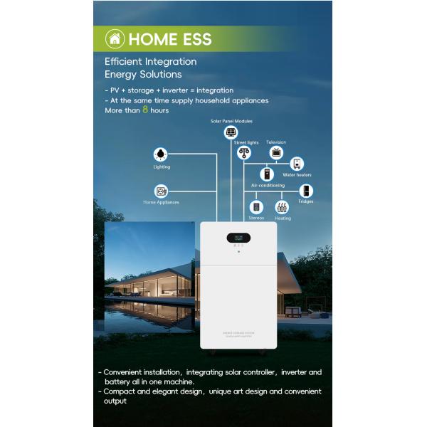 Powerful 5-10 kWh Output Power Range Solar Energy Storage Battery System for Off Grid