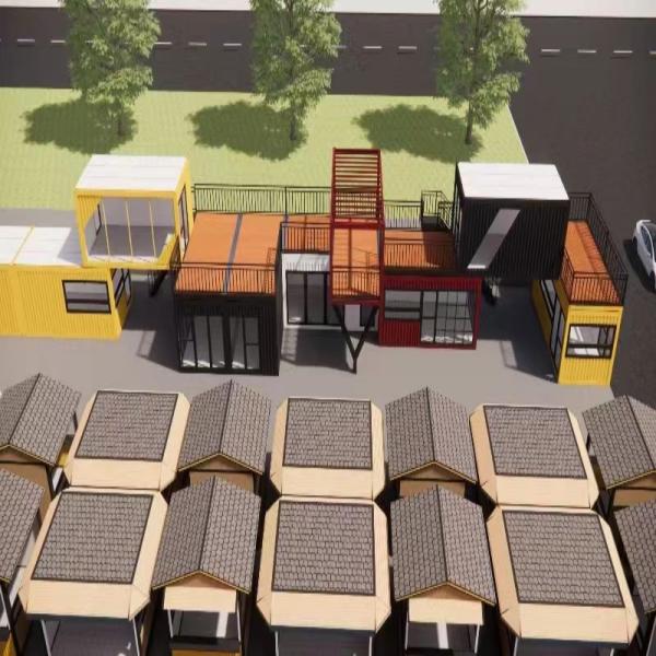 Office Building Modern Modular Wooden Luxury 2 Bedrooms Prefabricated Container House