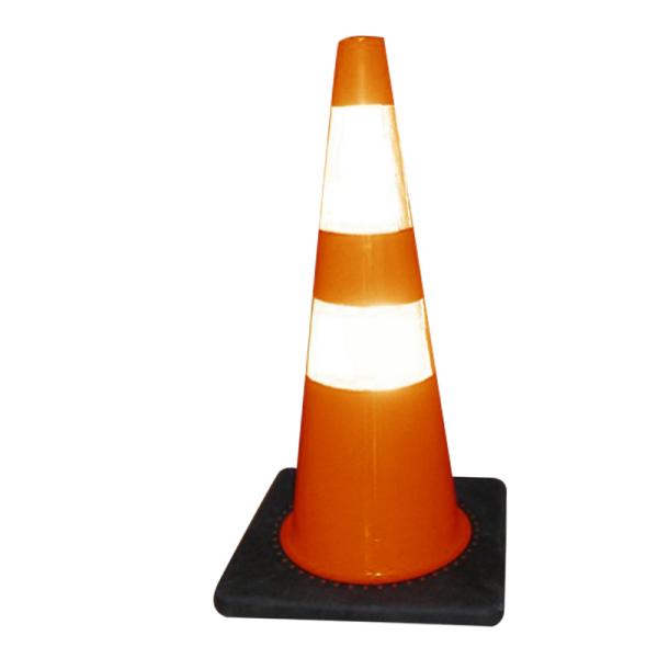 High Visibility Orange PVC Road Traffic Cone For Road Safety Precautions