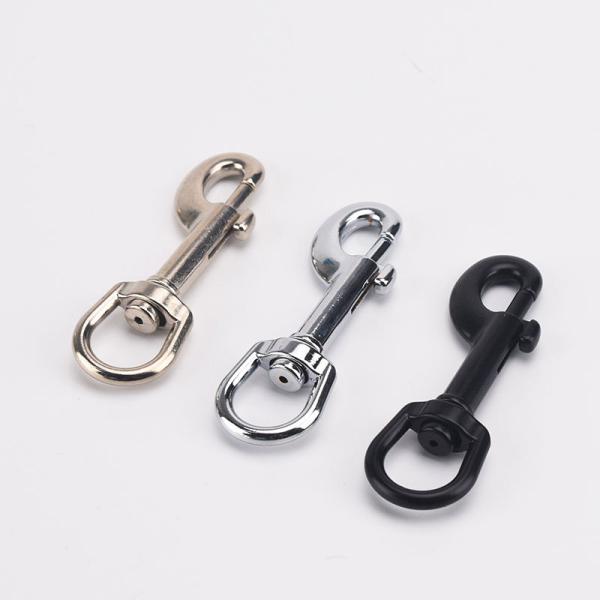 OEM Acceptance Black Finish Direct Rotating Metal Snap Carabiner Hook for Purchase
