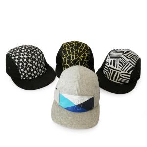 Cheap 3D Embroidery 5 Panel Baseball Caps Unstructured Nylon Snapabck wholesale
