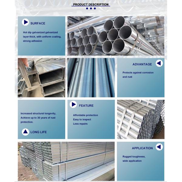 1-12m Length DN80 to DN125 4mm Wall Thickness ASTM A53 Grade B Galvanized Steel Pipe for Firefighting System Construction