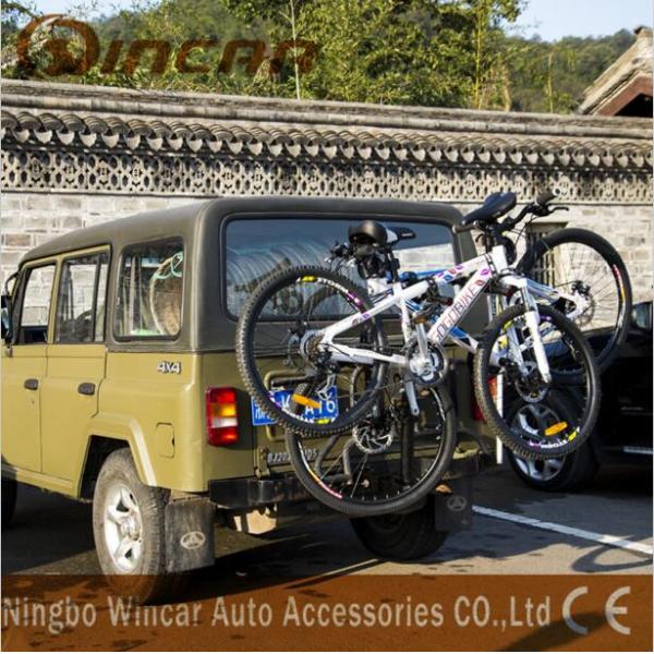 2 Bike Rear Ball Mounted Car Bike Carrier Rack Rear Trunk Bike Carrier