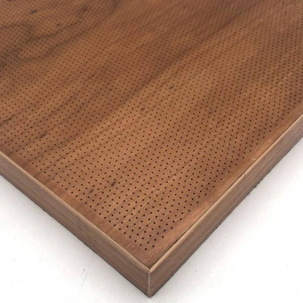 0.5mm Timber Wood Micro Perforated Acoustic Panel Office Soundproof Flame Retardant Board