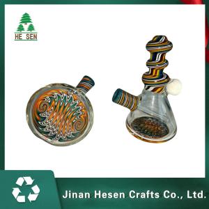 Shisha Burner Borosilicate 6 Inch Water Pipes Glass Bongs