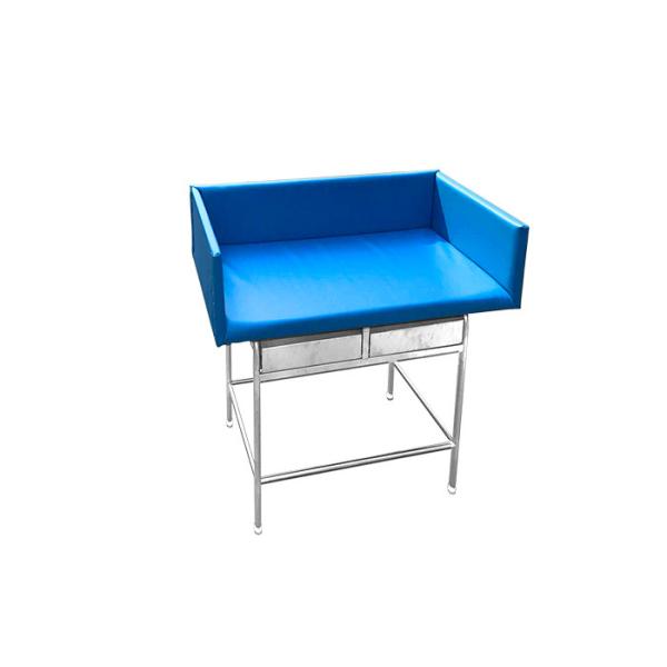 Quality Stainless Steel  Frame Infant Swadding Table With Two Drawers for sale