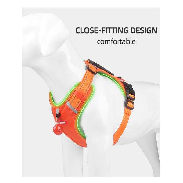 New pet chest harness vest-style reflective large dog chest harness explosion-proof dog traction rope