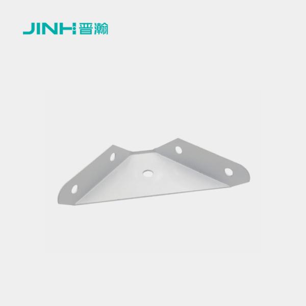 235mm 90 Degree Metal Bracket Industrial Furniture Panel Connector For RTA Shelves