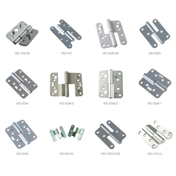 Wilda ODM Steel Door Hinge Windows Hinge European Type Powder Coating