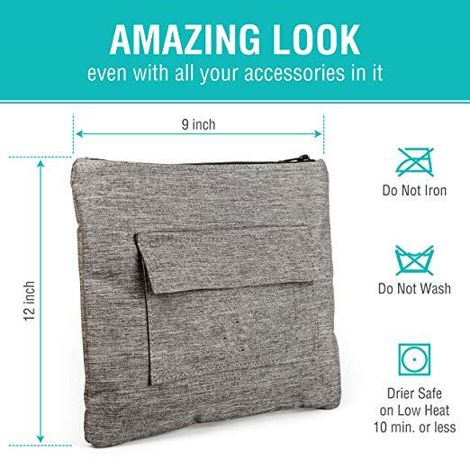 Polyester Carbon Lined Bags Smell Proof Container With Two Proof Zipper Closure