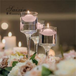 Cheap Cheap Floating Candles Holder Glass Wedding Decoration Supplies 3pcs/set Candles Holder Small Centerpiece wholesale