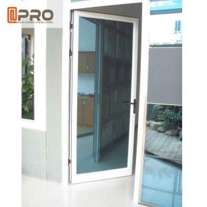Cheap Swing Open Style Aluminium Hinged Doors With Ford Blue Reflective Glass wooden hinged door pivot hinges glass door wholesale