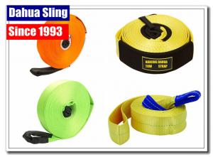 Cheap Customized Car Emergency Recovery Tow Straps With High Capacity wholesale