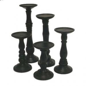 Cheap Wooden candle holder, candlesticks wholesale