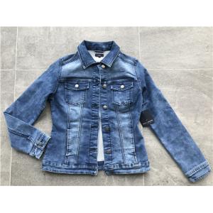 Professional Ladies Denim Jacket Button Through Trucker Jacket TW76185