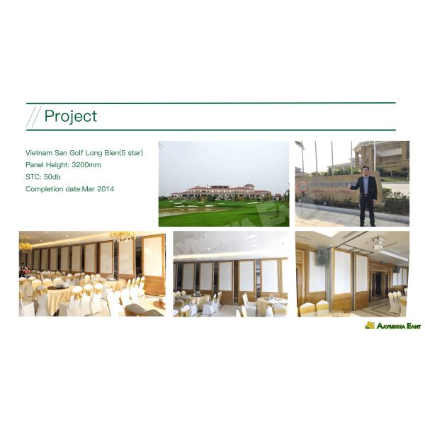 Sound Proof Insulation Acoustic Partition wall Operable For Conference Hall