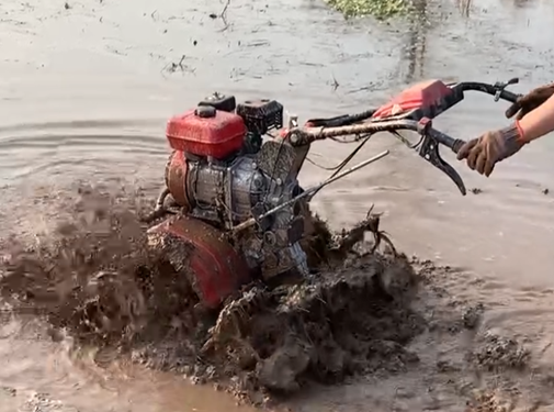 150 - 250mm Mini Power Tiller 4-WD-Self Propelled 180mm