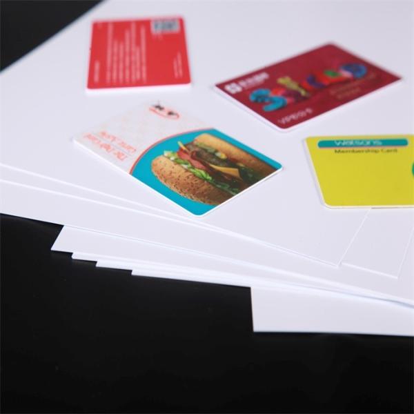 Customizable White PVC Core Sheet 0.25mm For Plastic Cards Lamination / Solution