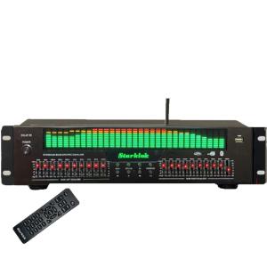 Cheap EQ-8100 Professional Hi-Fi Preamp Player BT 5.4 Optical Coaxial Digital Audio Decoder 20 Segment Equalizer Fiber Optic Equipment wholesale