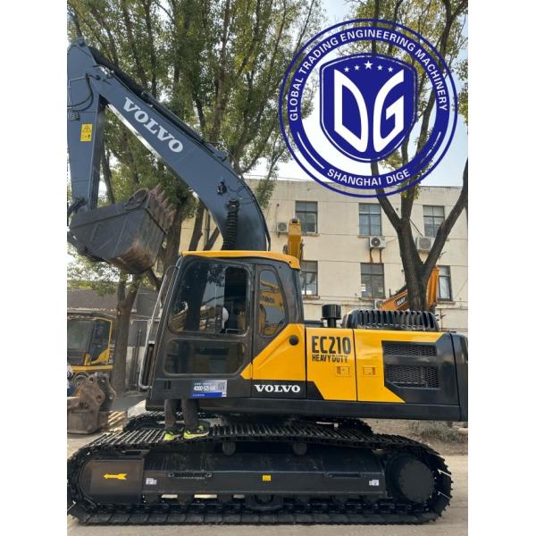 Ec210 21 Ton Used Volvo Excavator With Heavy Duty Undercarriage Components