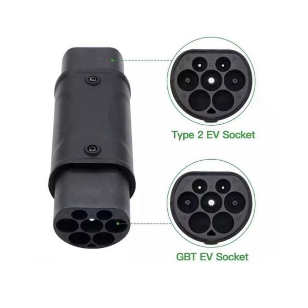32A GBT To Type 2 Adapter Type 2 Electric Vehicle Charge At GBT EV Station GBT To Type2