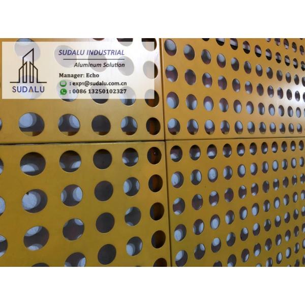 SUDALU Aluminum Facade Cladding Panel for Building Exterior Decoration Panel from Foshan Aluminum Panel Manufacturer