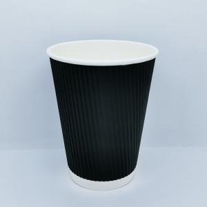 China 600ml 26oz Drinking Paper Cup Hot Sleeve Bubble Tea Coffee Container on sale